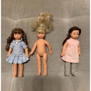 Vintage Ultra Rare Collectible Pottery Barn Kids by Gotz Mini Gotz Doll Set of 3